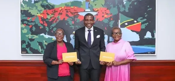 PM Drew Donates EC,000 to Breast Cancer Support Groups PM Drew Donates EC,000 to Breast Cancer Support Groups