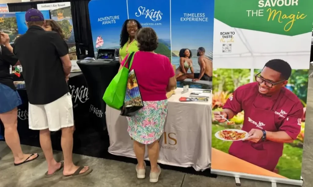 St. Kitts and Nevis Tourism Authorities Team Up at South Florida Travel Show St. Kitts and Nevis Tourism Authorities Team Up at South Florida Travel Show