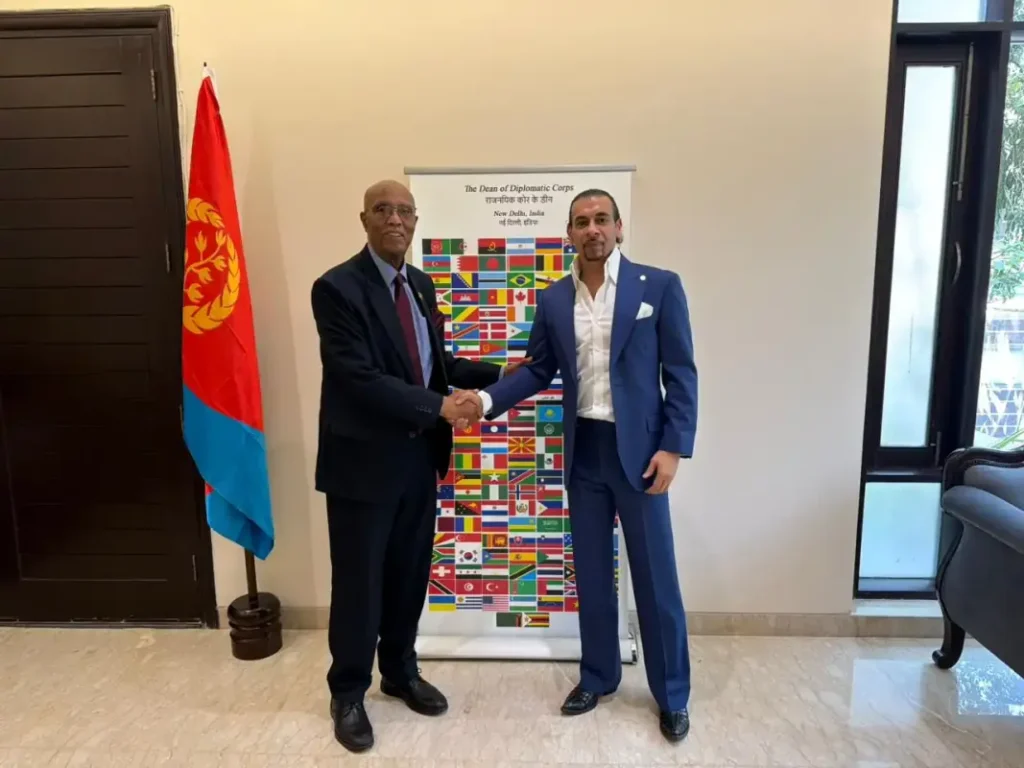 St. Kitts High Commissioner Meets India’s Diplomatic Dean on Regional Ties