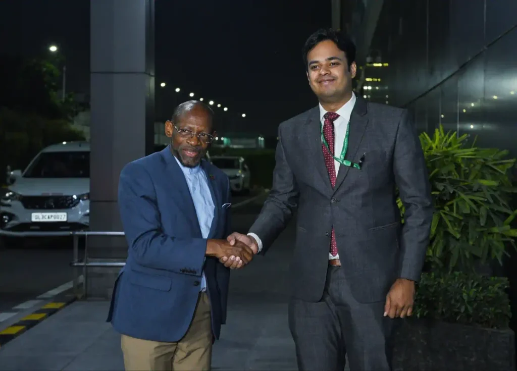 St. Kitts FM Denzil Douglas Inaugurates First High Commission in India St. Kitts FM Denzil Douglas Inaugurates First High Commission in India