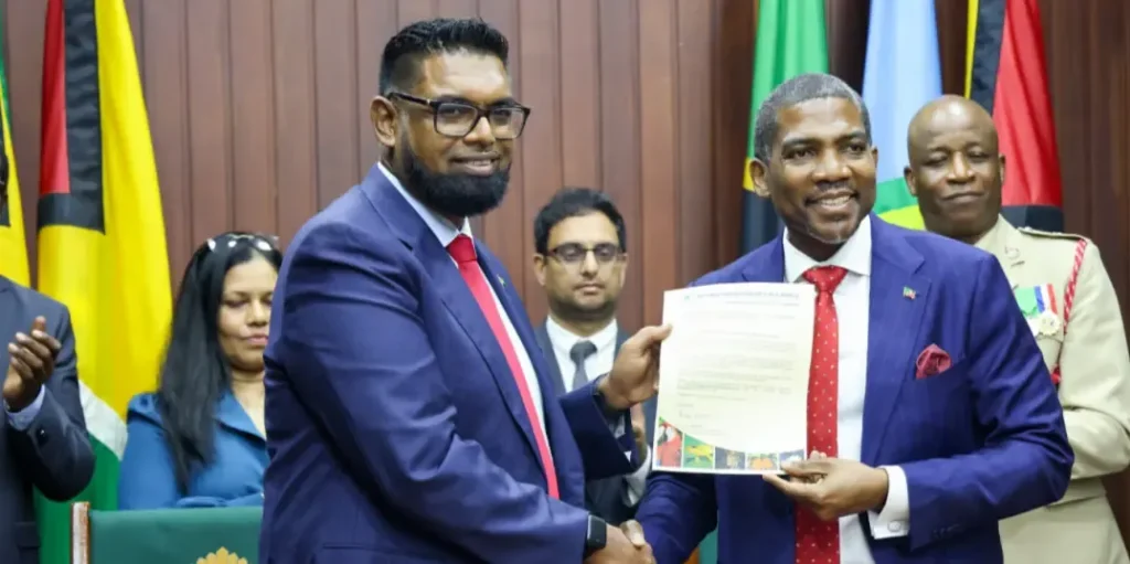 St. Kitts and Nevis, Guyana Sign MoUs on Food Security, Governance St. Kitts and Nevis, Guyana Sign MoUs on Food Security, Governance