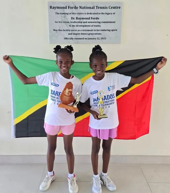 St. Kitts and Nevis Claims Two Golds at Barbados Junior Tennis St. Kitts and Nevis Claims Two Golds at Barbados Junior Tennis