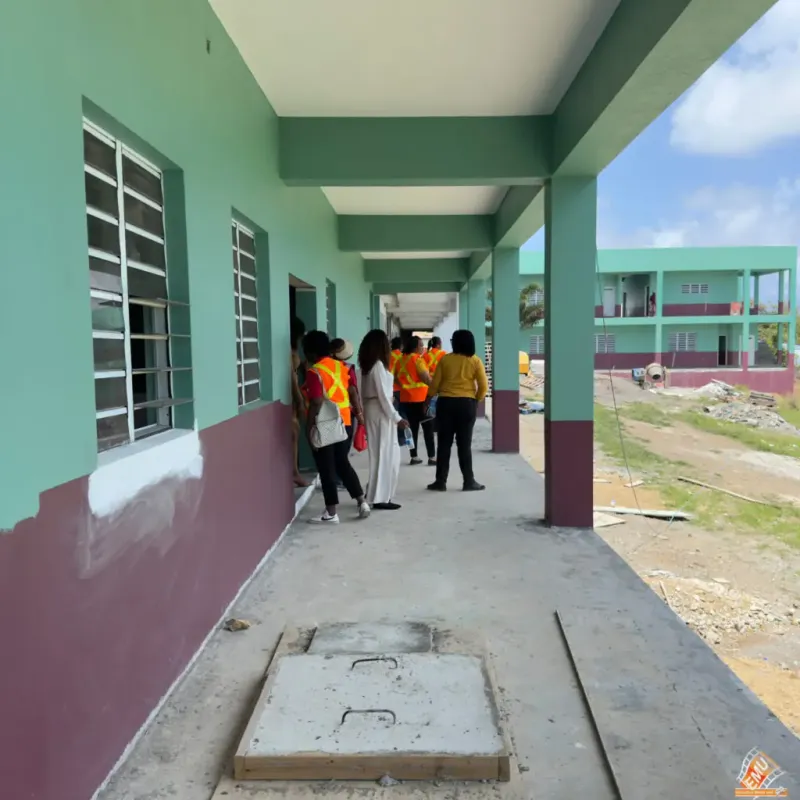Minister Hanley Tours St Kitts Schools for Infrastructure Upgrades Minister Hanley Tours St Kitts Schools for Infrastructure Upgrades