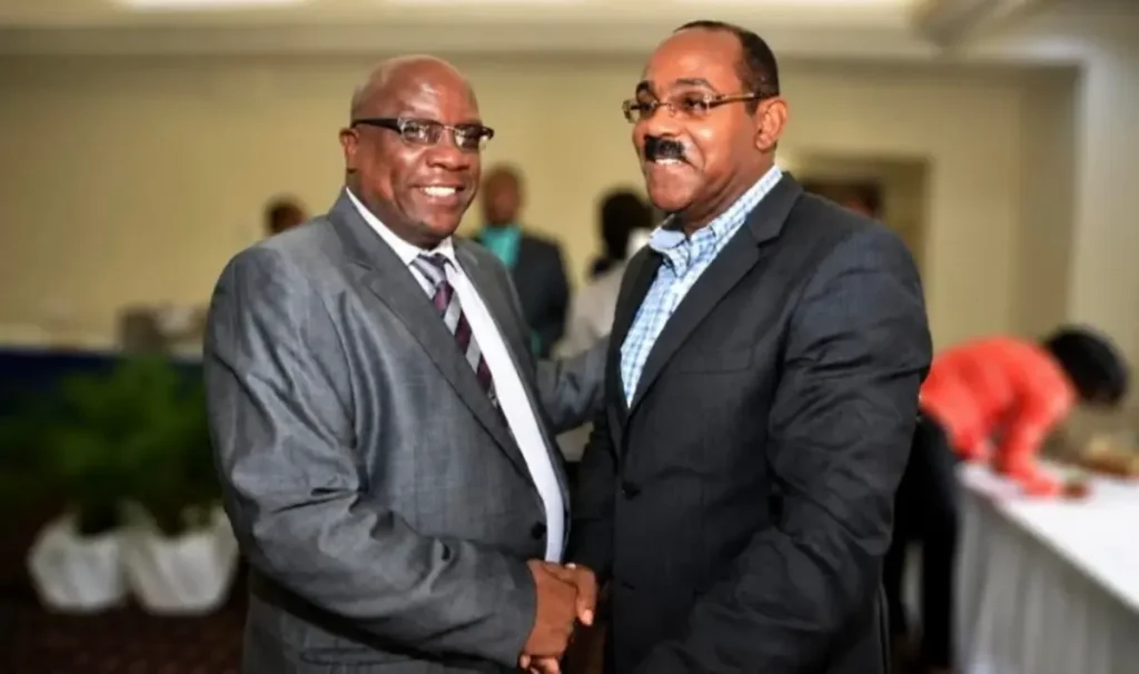 Dr. Timothy Harris Congratulates Gaston Browne on Fourth-Term Victory