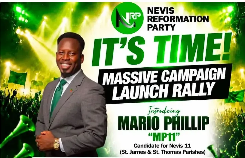 Nevis Reformation Party Taps Mario Phillip for Constituency 11 Nevis Reformation Party Taps Mario Phillip for Constituency 11