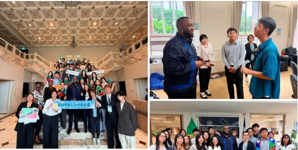 St. Kitts and Nevis Ambassador Francis Engages Taiwan Youth at Embassy Visit
